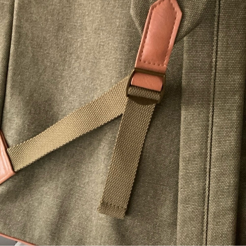 Universal Thread Green Canvas Utility Backpack Ba… - image 6